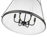 Pendant Z-Lite 1954P24-MB Matte Black Madeline 6 Light Pendant Z-Lite