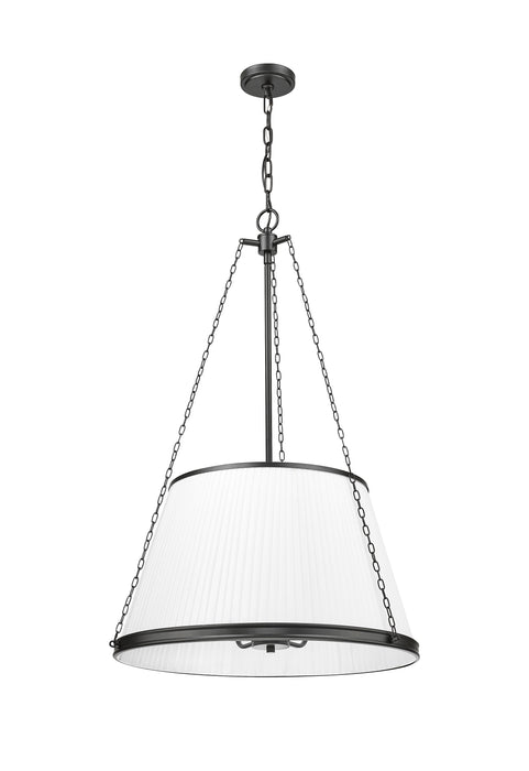 Pendant Z-Lite 1954P24-MB Matte Black Madeline 6 Light Pendant Z-Lite