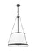 Pendant Z-Lite 1954P24-MB Matte Black Madeline 6 Light Pendant Z-Lite
