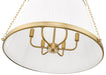 Pendant Z-Lite 1954P24-MGLD Modern Gold Madeline 6 Light Pendant Z-Lite