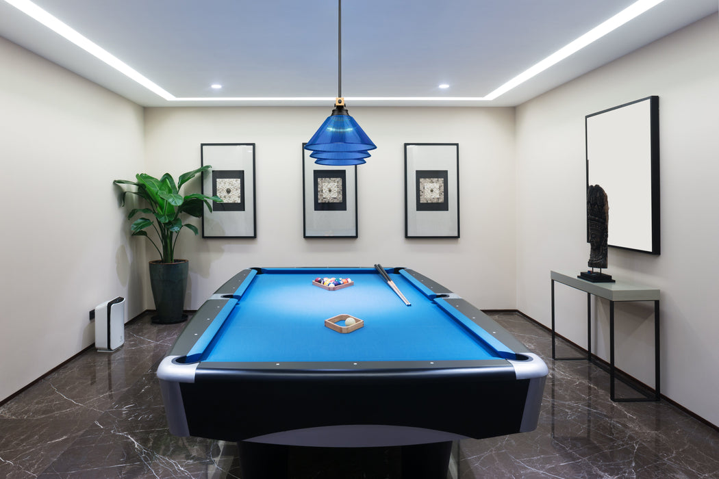 Billiard Z-Lite 1955-3MB-RB-ARDB Matte Black + Rubbed Brass Bronte 3 Light Billiard Z-Lite