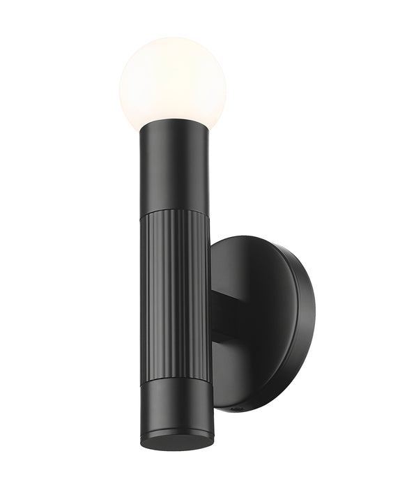 Wall Sconce Z-Lite 1956-1S-MB Matte Black Stari 1 Light Wall Sconce Z-Lite