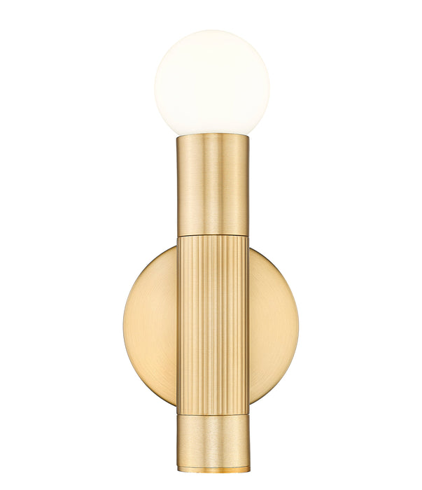 Wall Sconce Z-Lite 1956-1S-MGLD Modern Gold Stari 1 Light Wall Sconce Z-Lite