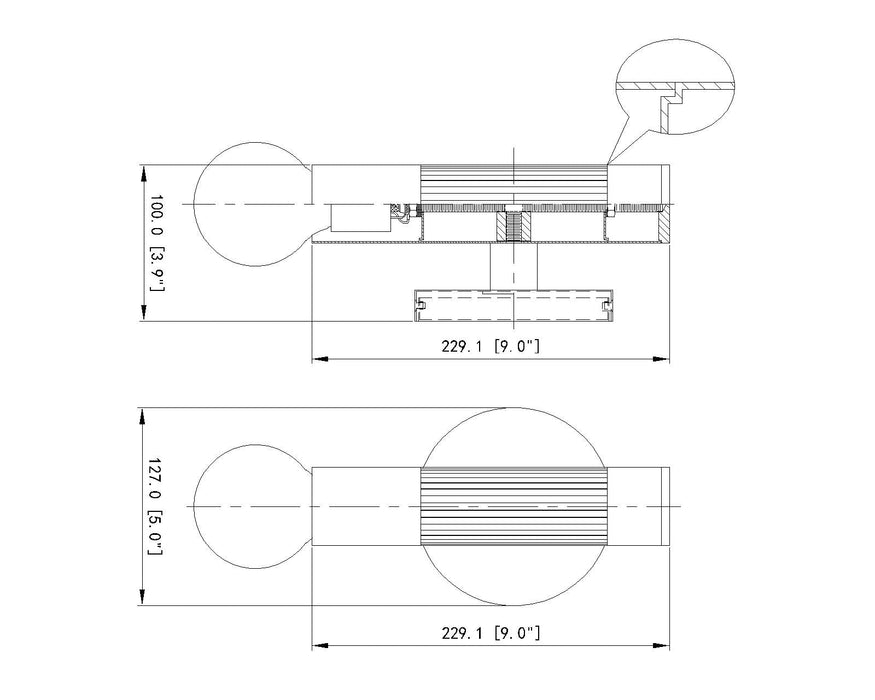Wall Sconce Z-Lite 1956-1S-MGLD Modern Gold Stari 1 Light Wall Sconce Z-Lite