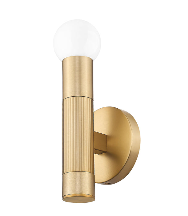 Wall Sconce Z-Lite 1956-1S-MGLD Modern Gold Stari 1 Light Wall Sconce Z-Lite