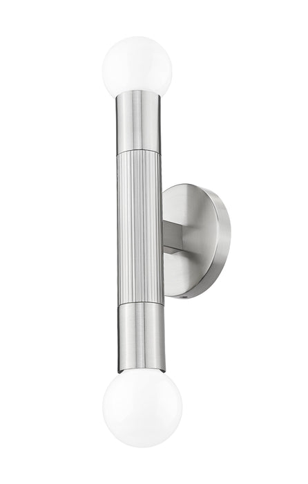 Wall Sconce Z-Lite 1956-2S-BN Brushed Nickel Stari 2 Light Wall Sconce Z-Lite