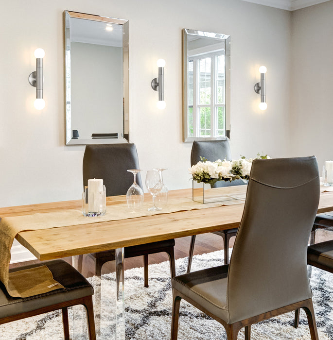 Wall Sconce Z-Lite 1956-2S-BN Brushed Nickel Stari 2 Light Wall Sconce Z-Lite