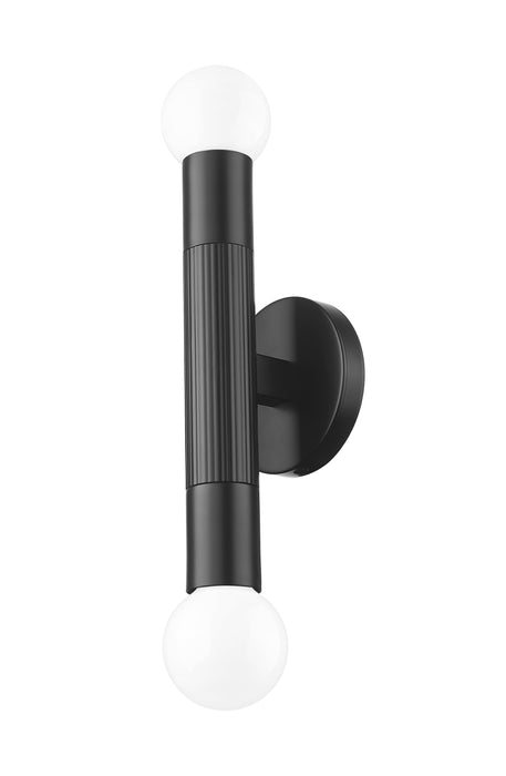 Wall Sconce Z-Lite 1956-2S-MB Matte Black Stari 2 Light Wall Sconce Z-Lite