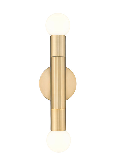 Wall Sconce Z-Lite 1956-2S-MGLD Modern Gold Stari 2 Light Wall Sconce Z-Lite