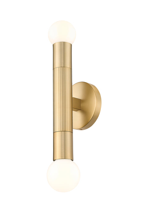 Wall Sconce Z-Lite 1956-2S-MGLD Modern Gold Stari 2 Light Wall Sconce Z-Lite