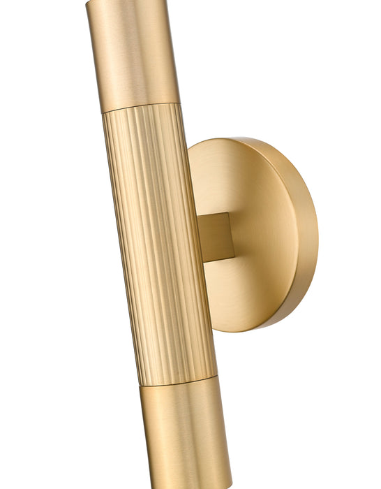 Wall Sconce Z-Lite 1956-2S-MGLD Modern Gold Stari 2 Light Wall Sconce Z-Lite