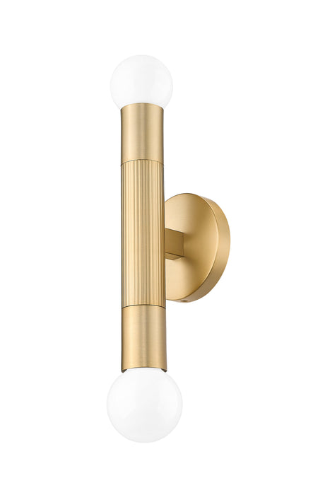 Wall Sconce Z-Lite 1956-2S-MGLD Modern Gold Stari 2 Light Wall Sconce Z-Lite