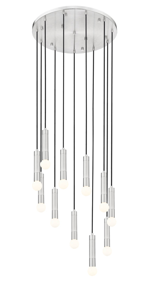 Chandelier Z-Lite 1956P-11R-BN Brushed Nickel Stari 11 Light Chandelier Z-Lite