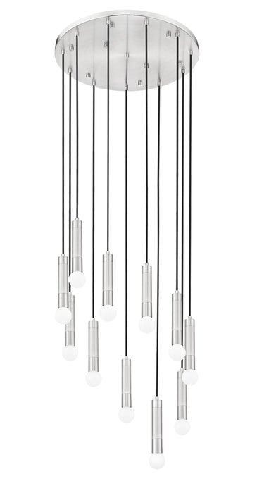 Chandelier Z-Lite 1956P-11R-BN Brushed Nickel Stari 11 Light Chandelier Z-Lite
