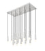 Linear Chandelier Z-Lite 1956P-17L-BN Brushed Nickel Stari 17 Light Linear Chandelier Z-Lite
