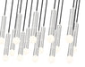 Linear Chandelier Z-Lite 1956P-17L-BN Brushed Nickel Stari 17 Light Linear Chandelier Z-Lite