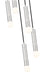 Chandelier Z-Lite 1956P-5R-BN Brushed Nickel Stari 5 Light Chandelier Z-Lite