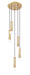 Chandelier Z-Lite 1956P-5R-MGLD Modern Gold Stari 5 Light Chandelier Z-Lite