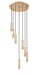 Chandelier Z-Lite 1956P-7R-MGLD Modern Gold Stari 7 Light Chandelier Z-Lite