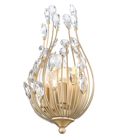 Wall Sconce Z-Lite 1957-2S-MGLD Modern Gold Gabriella 2 Light Wall Sconce Z-Lite