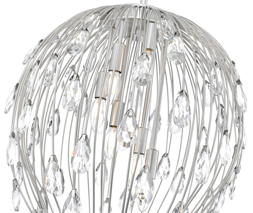 Pendant Z-Lite 1957P18-BN Brushed Nickel Gabriella 6 Light Pendant Z-Lite