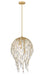 Pendant Z-Lite 1957P18-MGLD Modern Gold Gabriella 6 Light Pendant Z-Lite