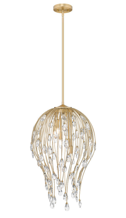 Pendant Z-Lite 1957P18-MGLD Modern Gold Gabriella 6 Light Pendant Z-Lite