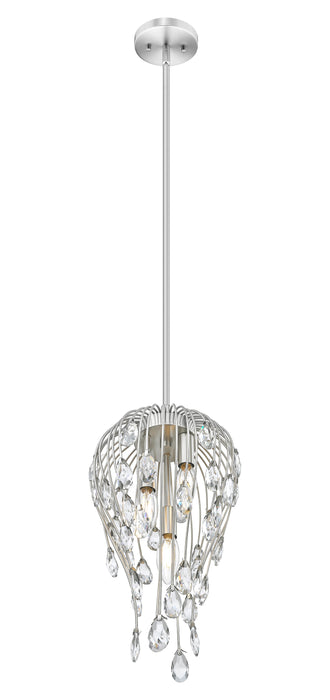 Pendant Z-Lite 1957P9-BN Brushed Nickel Gabriella 3 Light Pendant Z-Lite