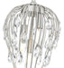 Pendant Z-Lite 1957P9-BN Brushed Nickel Gabriella 3 Light Pendant Z-Lite