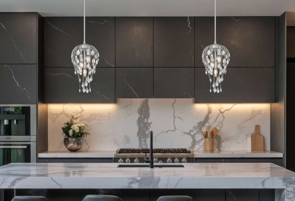 Pendant Z-Lite 1957P9-BN Brushed Nickel Gabriella 3 Light Pendant Z-Lite