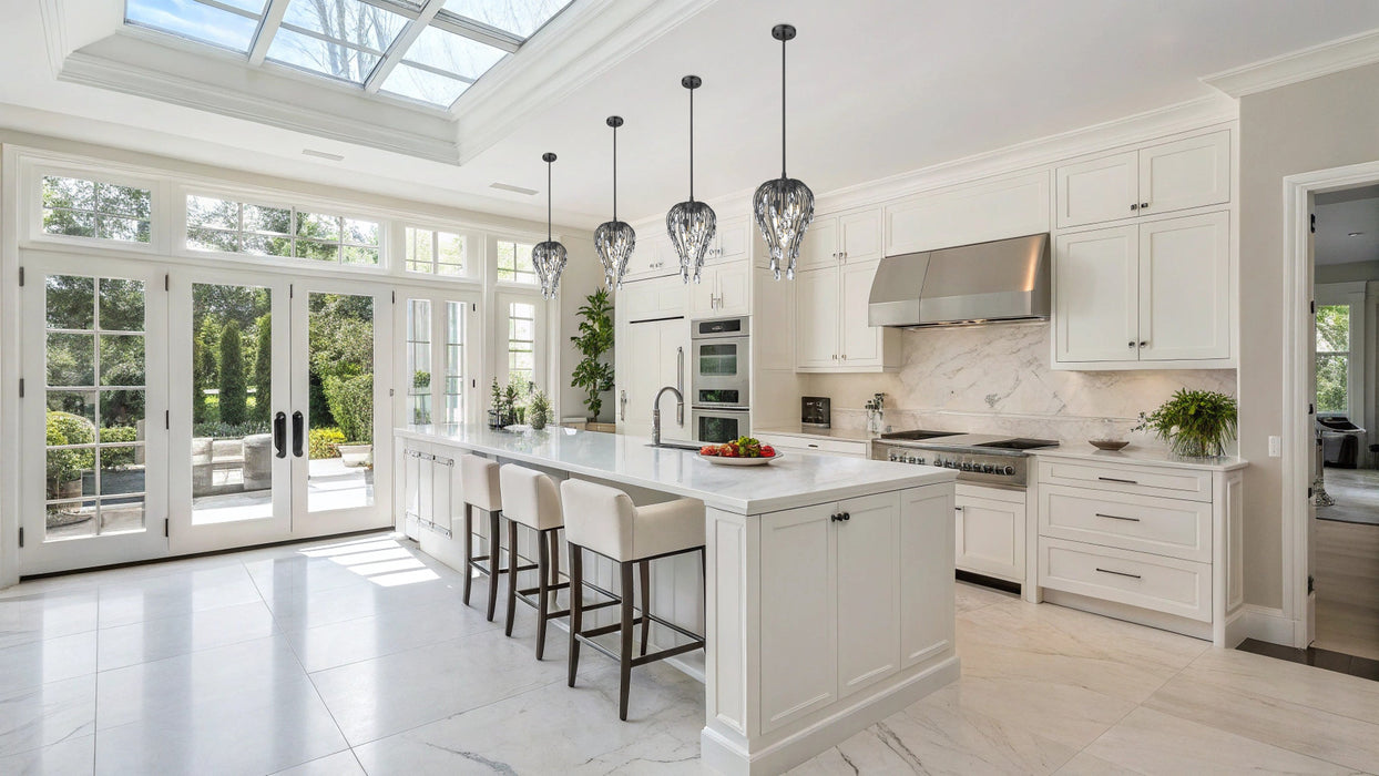 Pendant Z-Lite 1957P9-MB Matte Black Gabriella 3 Light Pendant Z-Lite