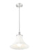 Pendant Z-Lite 1958P12-BN Brushed Nickel Fleur 1 Light Pendant Z-Lite