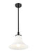 Pendant Z-Lite 1958P12-MB Matte Black Fleur 1 Light Pendant Z-Lite