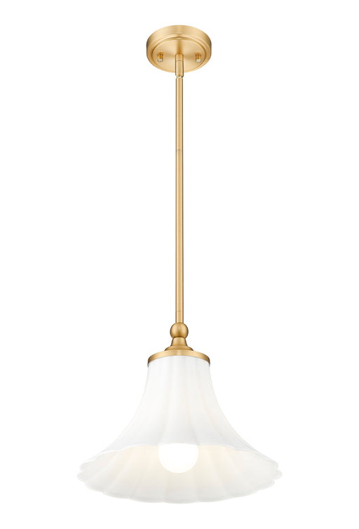 Pendant Z-Lite 1958P12-MGLD Modern Gold Fleur 1 Light Pendant Z-Lite