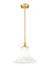 Pendant Z-Lite 1958P12-MGLD Modern Gold Fleur 1 Light Pendant Z-Lite
