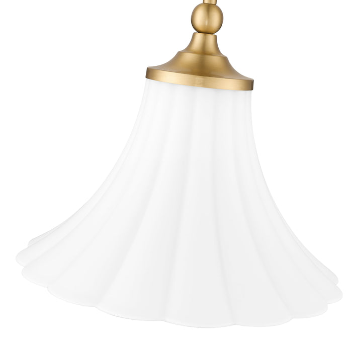 Pendant Z-Lite 1958P12-MGLD Modern Gold Fleur 1 Light Pendant Z-Lite