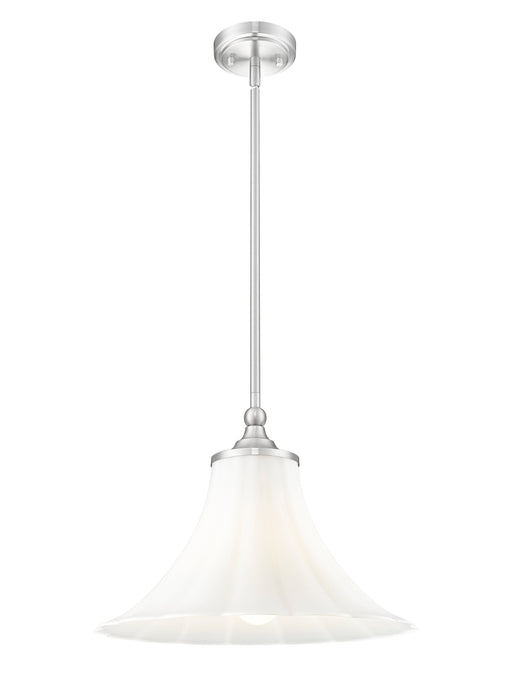 Pendant Z-Lite 1958P16-BN Brushed Nickel Fleur 1 Light Pendant Z-Lite