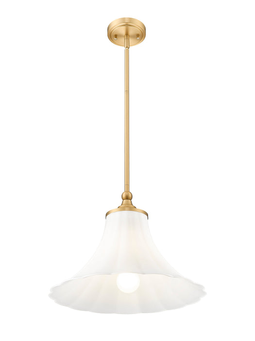 Pendant Z-Lite 1958P16-MGLD Modern Gold Fleur 1 Light Pendant Z-Lite