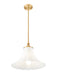 Pendant Z-Lite 1958P16-MGLD Modern Gold Fleur 1 Light Pendant Z-Lite