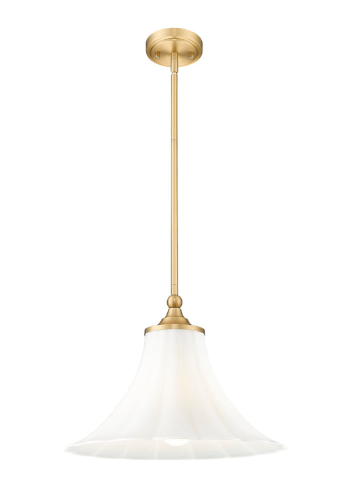 Pendant Z-Lite 1958P16-MGLD Modern Gold Fleur 1 Light Pendant Z-Lite