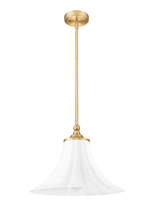 Pendant Z-Lite 1958P16-MGLD Modern Gold Fleur 1 Light Pendant Z-Lite