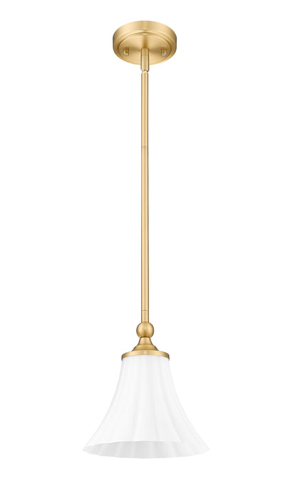 Pendant Z-Lite 1958P8-MGLD Modern Gold Fleur 1 Light Pendant Z-Lite