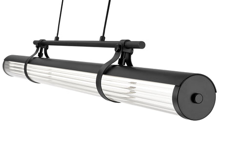 Linear Chandelier Z-Lite 1959-44L-MB-LED Matte Black Benoit 1 Light Linear Chandelier Z-Lite