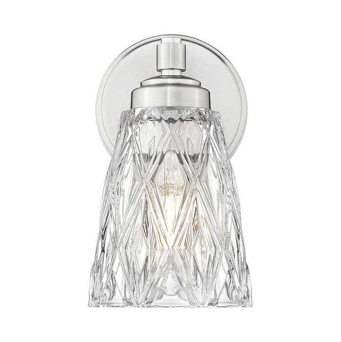 Wall Sconce Z-Lite 1960-1S-BN Brushed Nickel Andree 1 Light Wall Sconce Z-Lite