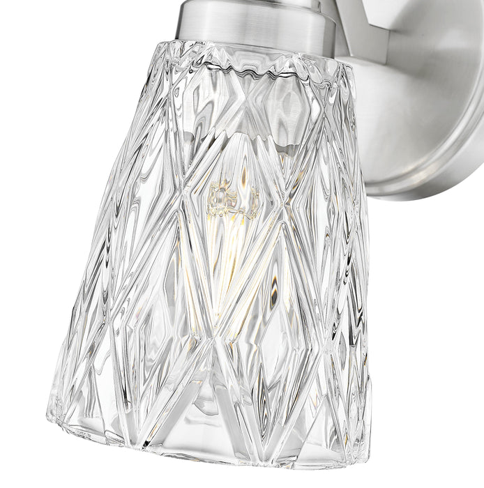 Wall Sconce Z-Lite 1960-1S-BN Brushed Nickel Andree 1 Light Wall Sconce Z-Lite