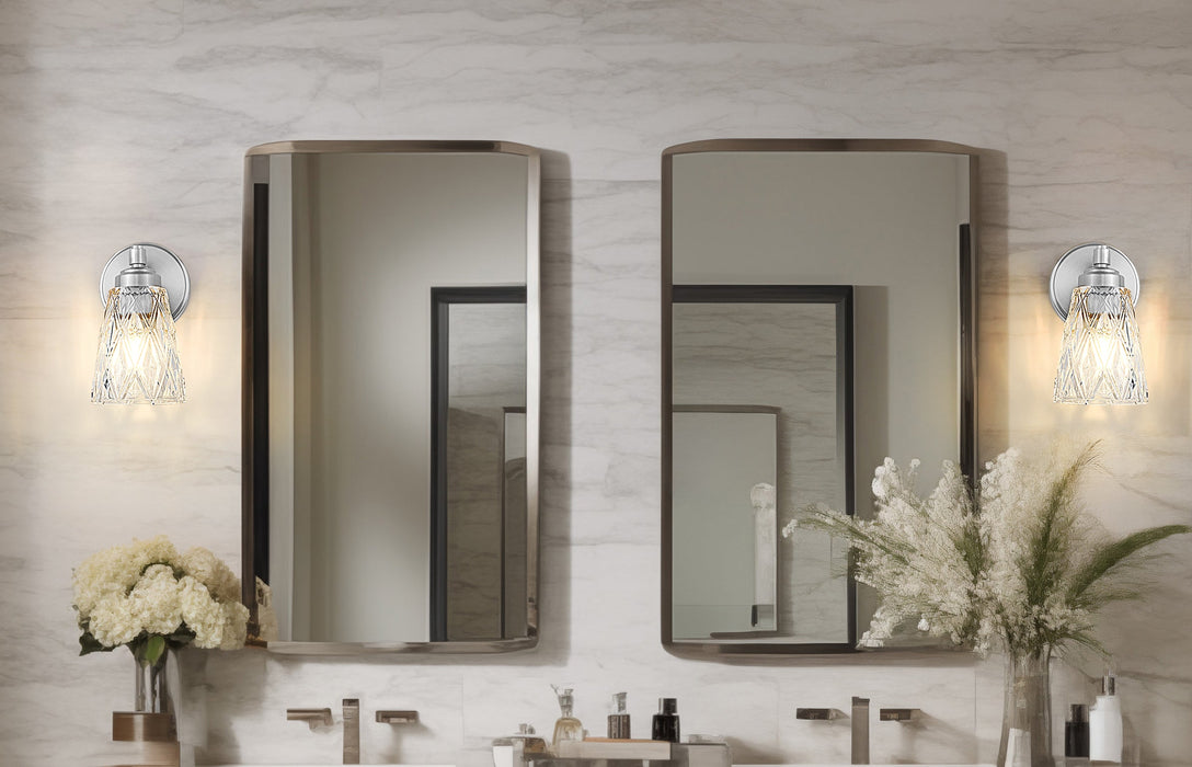 Wall Sconce Z-Lite 1960-1S-BN Brushed Nickel Andree 1 Light Wall Sconce Z-Lite