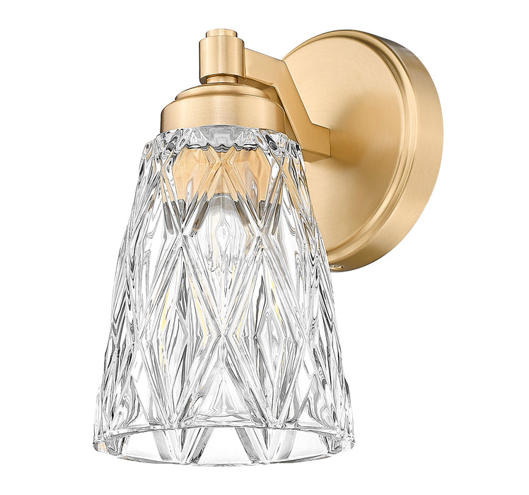 Wall Sconce Z-Lite 1960-1S-MGLD Modern Gold Andree 1 Light Wall Sconce Z-Lite