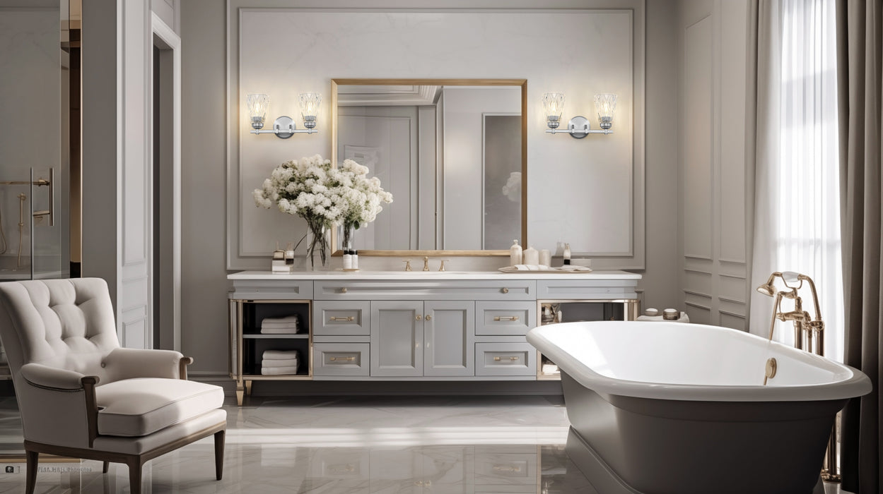 Vanity Z-Lite 1960-2V-BN Brushed Nickel Andree 2 Light Vanity Z-Lite