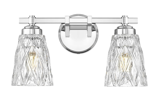 Vanity Z-Lite 1960-2V-CH Chrome Andree 2 Light Vanity Z-Lite