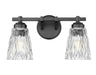 Vanity Z-Lite 1960-2V-MB Matte Black Andree 2 Light Vanity Z-Lite